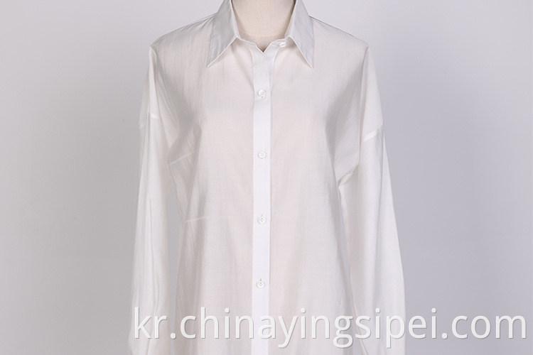 양질의 직물 짜여진 평범한 염색 된 텐켈 나일론 재료 직물 롤 셔츠